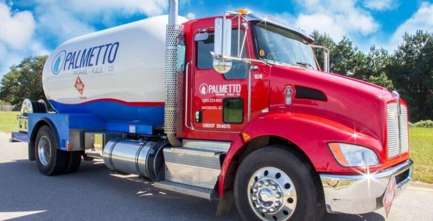 palmetto propane bulk delivery fuel truck
